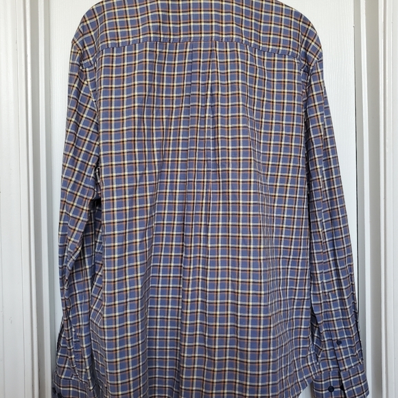 $138 Johnny-O Ajax Hangin Out Button Down Shirt Blue Plaid Men's Size Medium - Picture 8 of 8